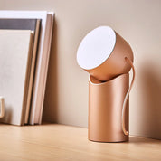 Lexon Orbe Portable Led Lamp With Moving Head | Gold