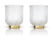 Viski - Belmont  Gatsby Glass Tumblers