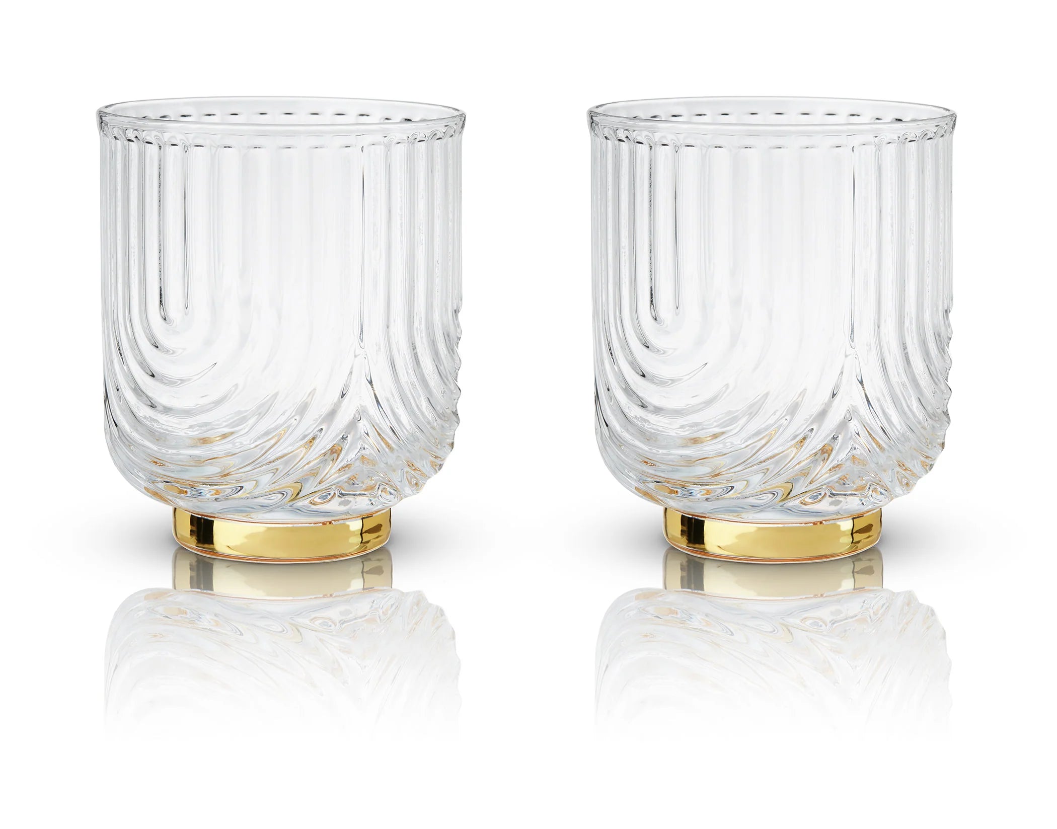 Viski - Belmont  Gatsby Glass Tumblers