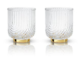 Viski - Belmont  Gatsby Glass Tumblers