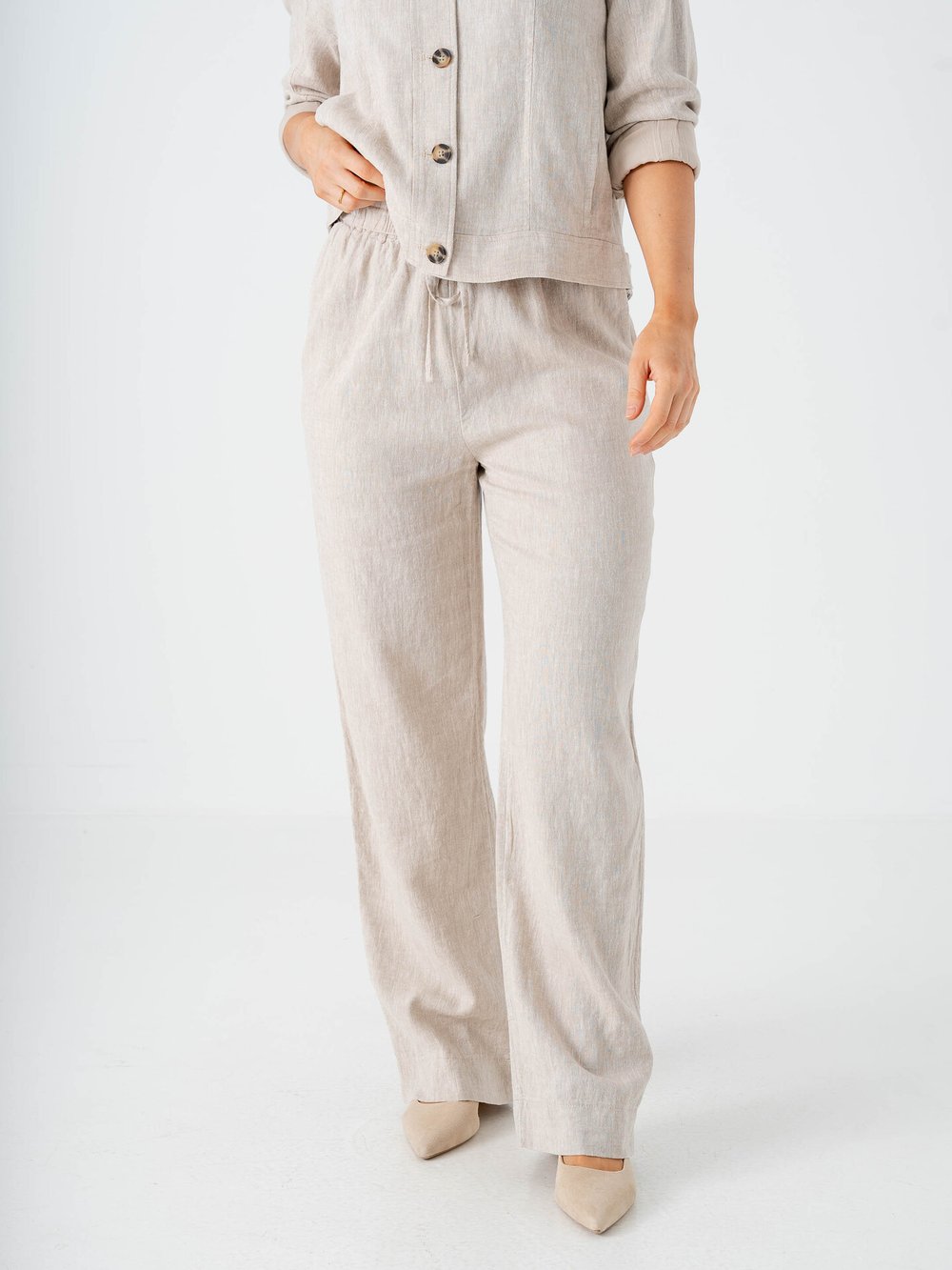 MSCH Viana Ginia Pants | Sand Melange