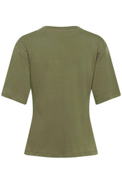 Karen By Simonsen Emerson Tee | Deep Lichen Green