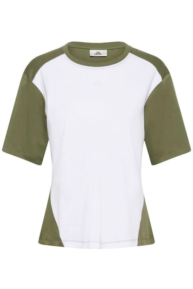 Karen By Simonsen Emerson Tee | Deep Lichen Green