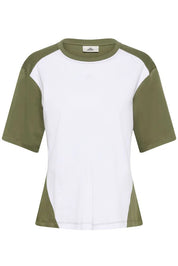 Karen By Simonsen Emerson Tee | Deep Lichen Green