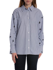 Karen By Simonsen Egoni Shirt | Ombre Blue Stripe
