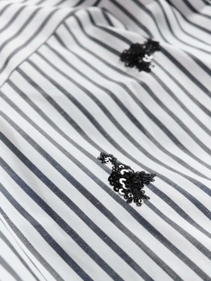Karen By Simonsen Egoni Shirt | Ombre Blue Stripe