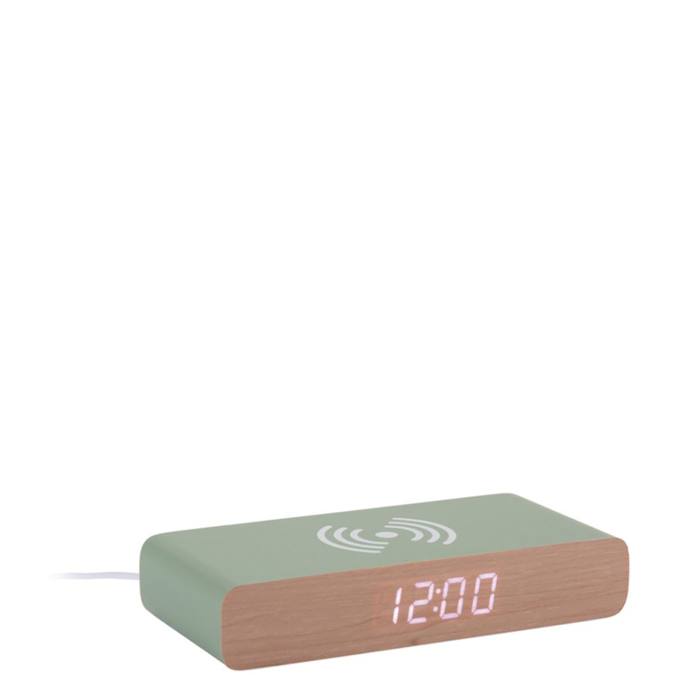 Karlsson Retro Flat LED Clock | Jungle Green