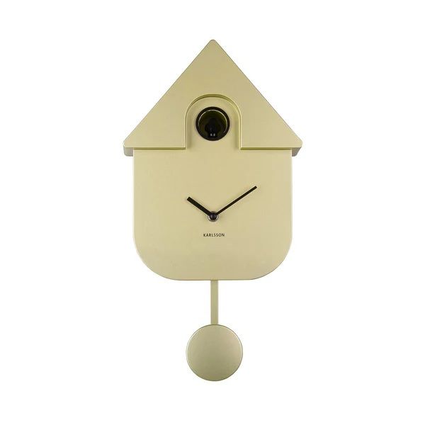 Karlsson Modern Cuckoo Clock | Metallic Gold