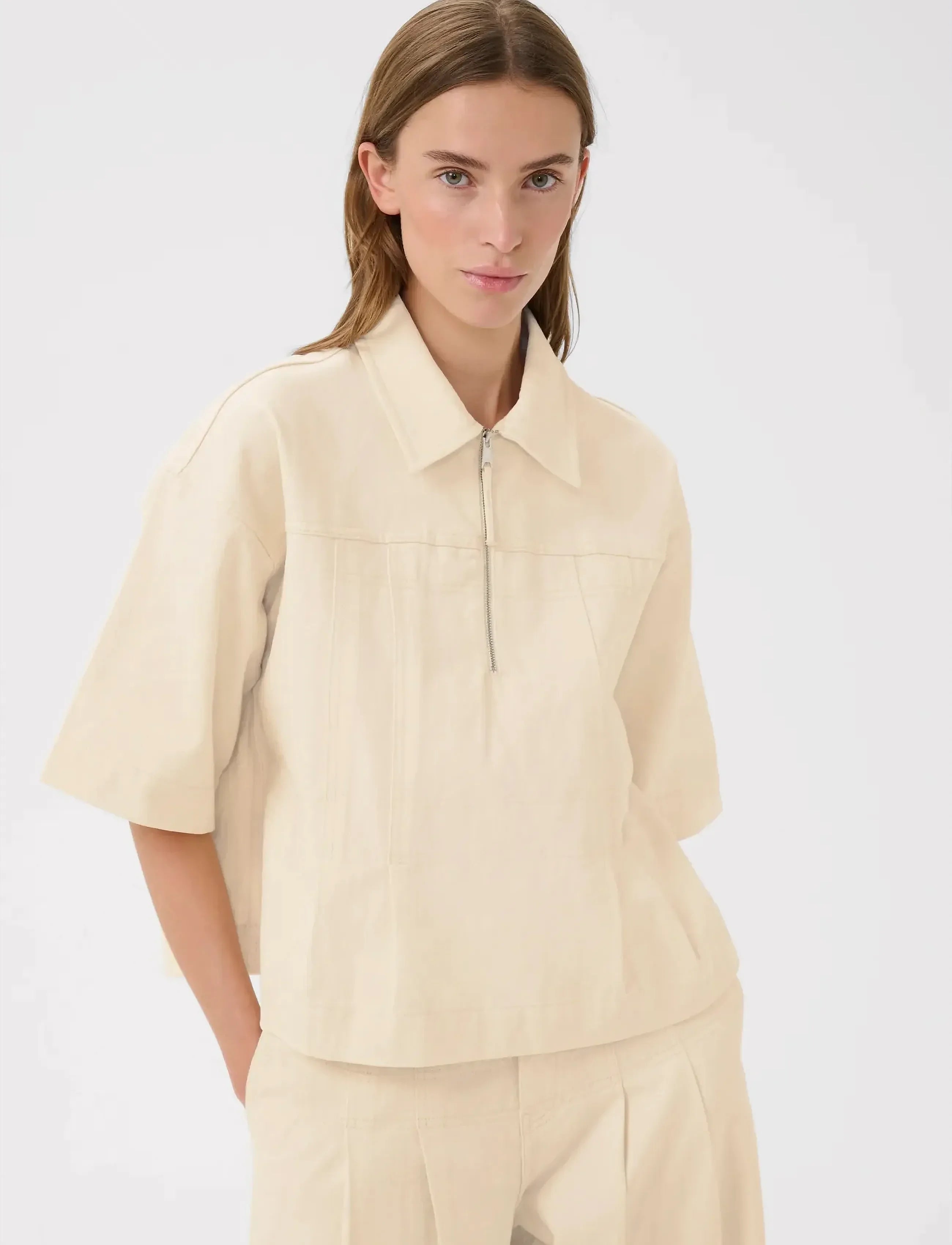 Karen By Simonsen Eleanor Shirt | Egret