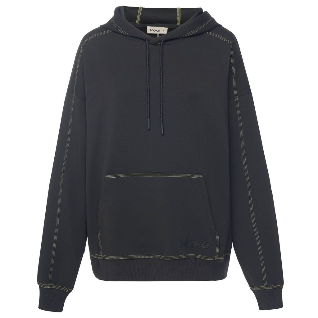 Moke Posie Womens Hoodie | Black