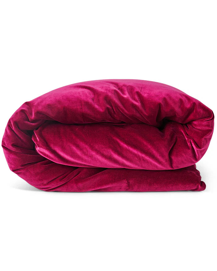 Kip & Co Anemone Velvet Quilt Cover | Queen