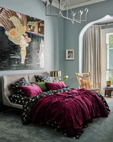 Kip & Co Anemone Velvet Quilt Cover | Queen