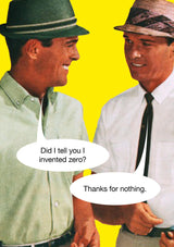 Kissmekwik Greeting Card | Zero