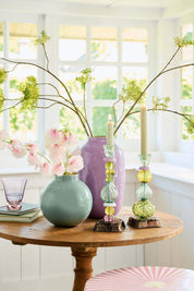Pip Studio Candle Holder Glass Beads | Green 28cm