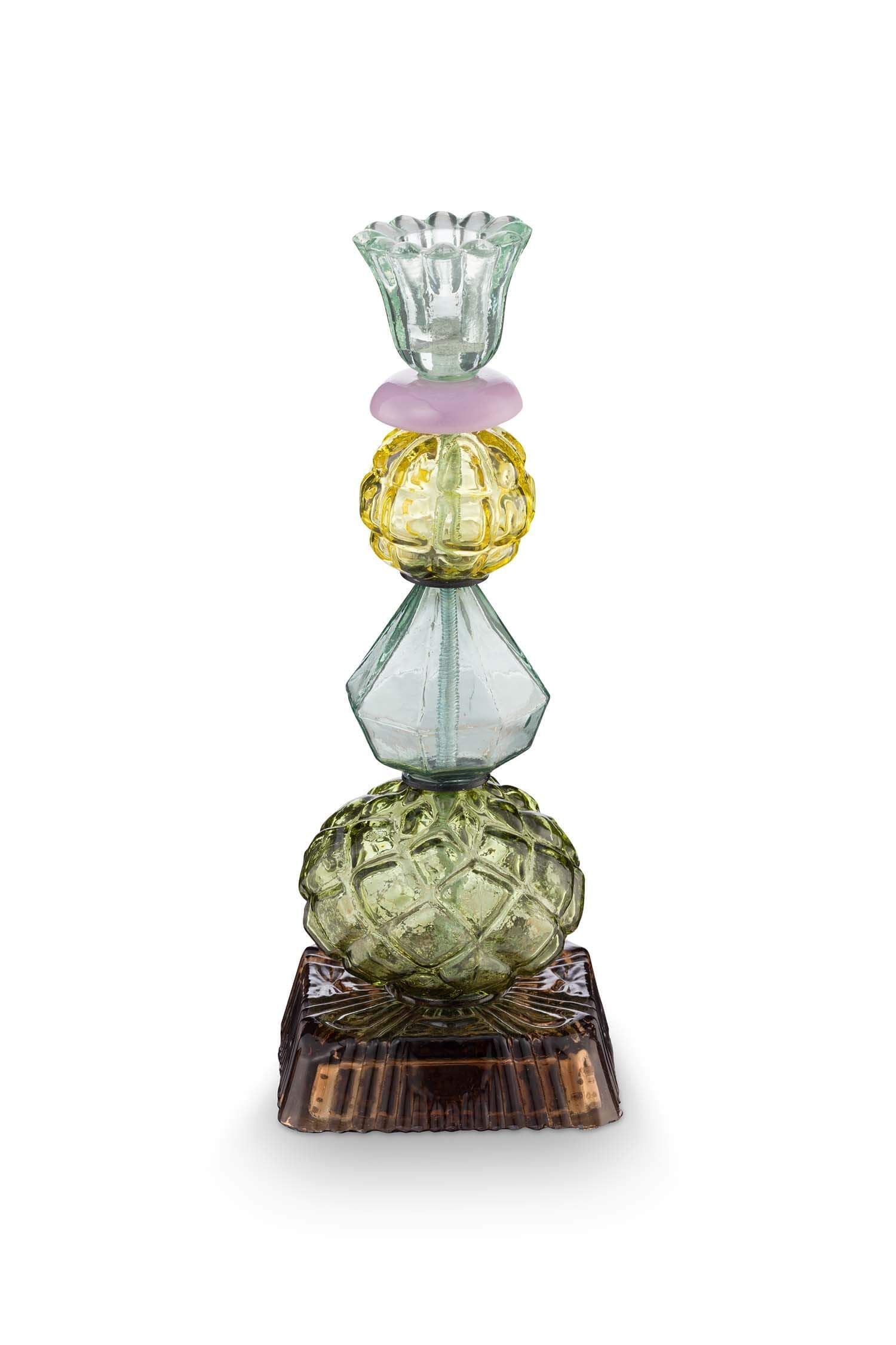 Pip Studio Candle Holder Glass Beads | Green 23.5cm