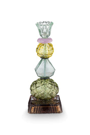 Pip Studio Candle Holder Glass Beads | Green 23.5cm