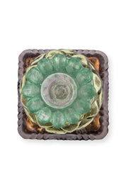 Pip Studio Candle Holder Glass Beads | Green 23.5cm