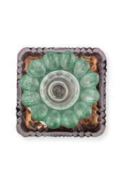 Pip Studio Candle Holder Glass Beads | Green 28cm