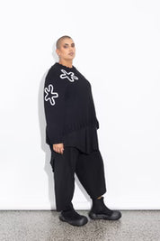 LaLA Daisy Jumper | Black