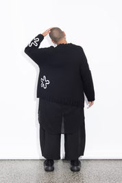 LaLA Daisy Jumper | Black