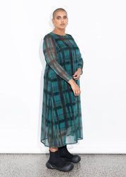 LaLA Freddie Dress | Liquorice Check