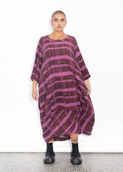 LaLA Elsey Dress | Raisin Check