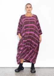 LaLA Elsey Dress | Raisin Check