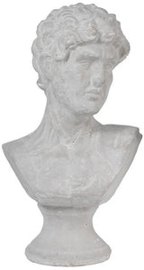 Rembrandt Ceramic Bust Male Head | Concrete Look