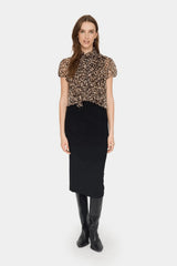 Saint Tropez Lilja Top | Leopard