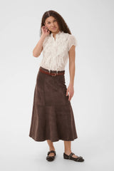 Saint Tropez Lilja Crinkle Top | Ice