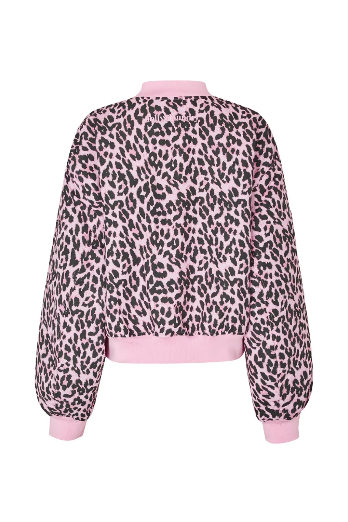 Lollys Laundry Liw Bomber Jacket | Leopard Print Pink