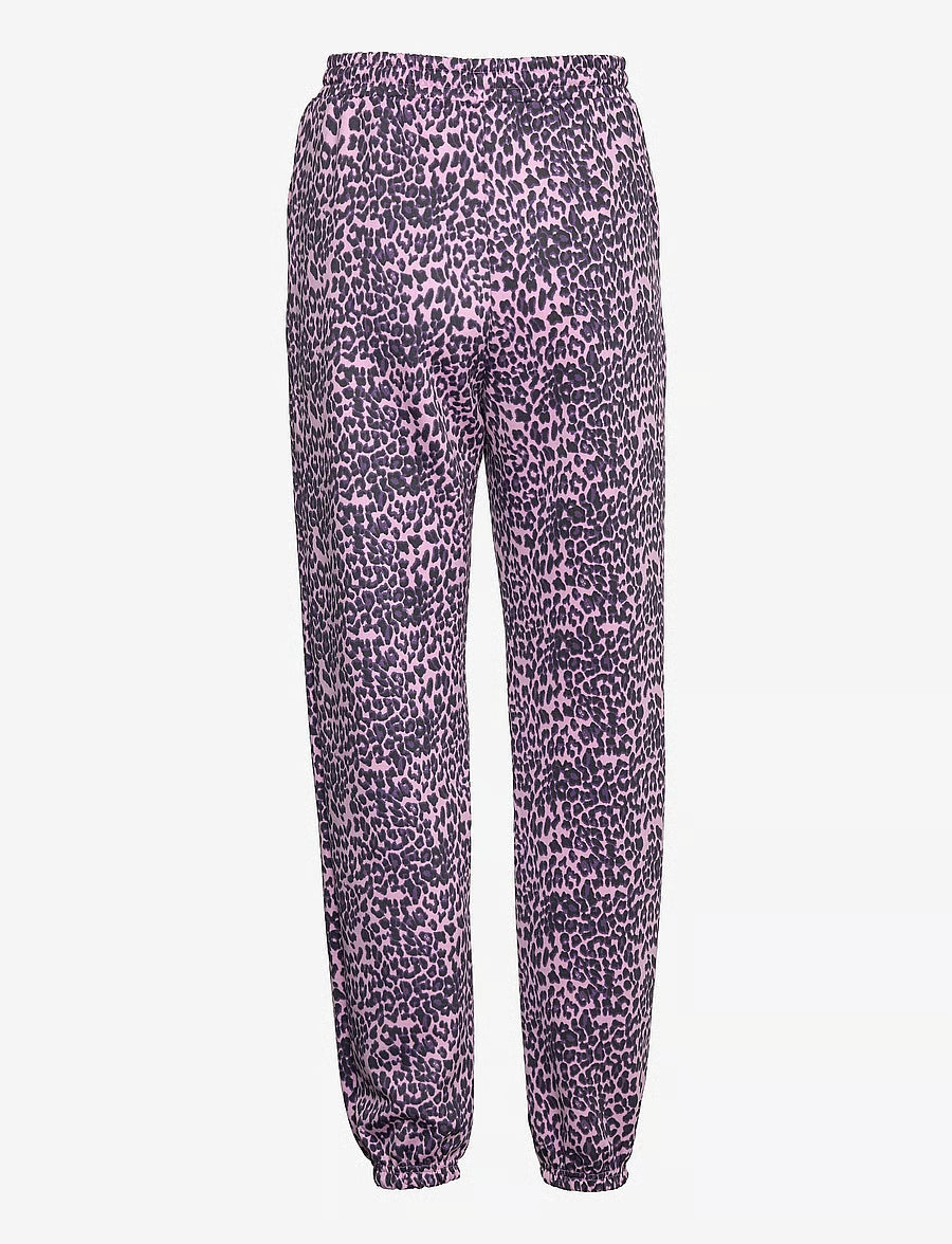 Lollys Laundry Mona Pants | Pink Leopard Print