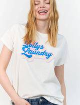 Lollys Laundry Roma Tee | White