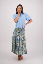 Briarwood Tiger Top |  Sky Blue