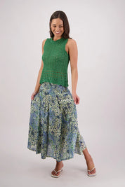 Briarwood Temple Top | Green
