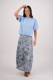 Briarwood Tiger Top |  Sky Blue
