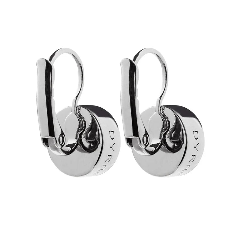 Dyrberg Kern Louie Earrings | Silver Light Blue