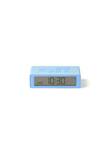 Lexon Flip Classic Rubber Clock | Light Blue
