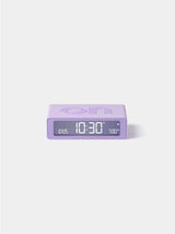 Lexon Flip Classic Rubber Clock | Lilac