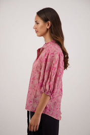 Briarwood Harlow Top | Pink Floral