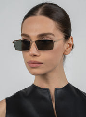 Otra Margo Sunglasses | Gold Green