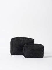 Citta Mesh Wash Bag - Black large