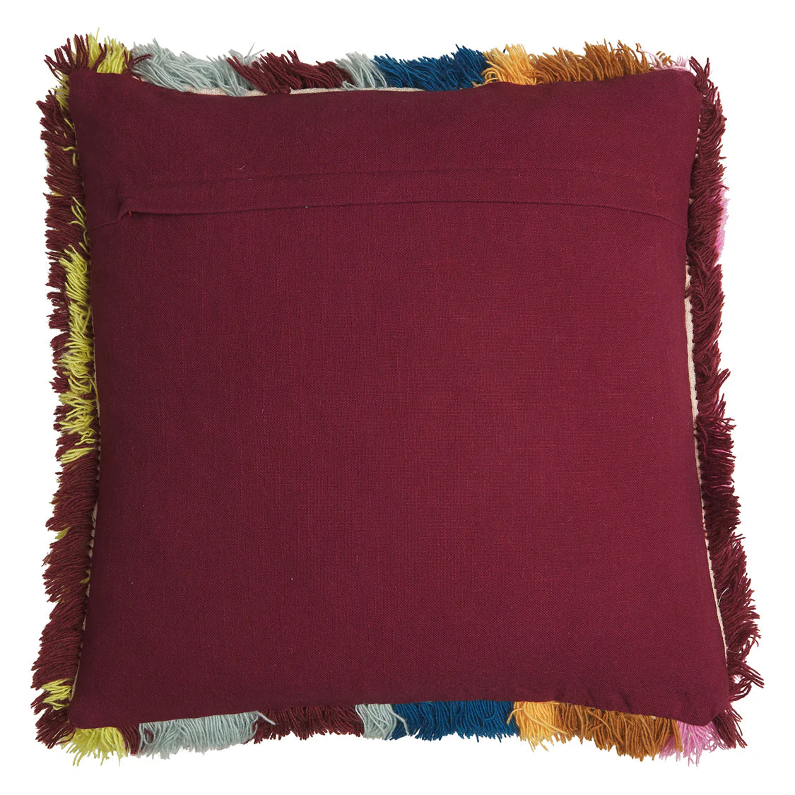 Sage X Clare Henri Shag Cushion | Mahogany | Feather Insert
