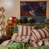 Sage X Clare Brigitte Cotton Pillowcase Set | Mahogany