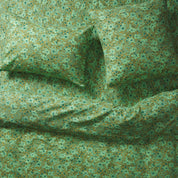 Sage X Clare Evette Cotton Quilt Cover | Olive Queen