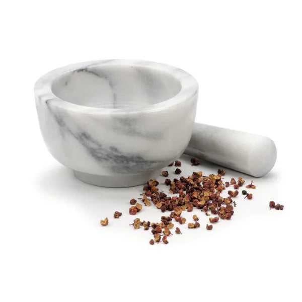 RSVP Marble Mortar & Pestle 11.5cm White