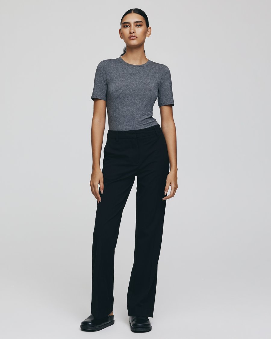 Msch Chana Straight Pants | Black