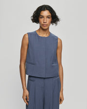 MSCH Frode Waistcoat | Vintage Indigo