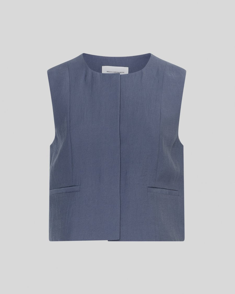 MSCH Frode Waistcoat | Vintage Indigo