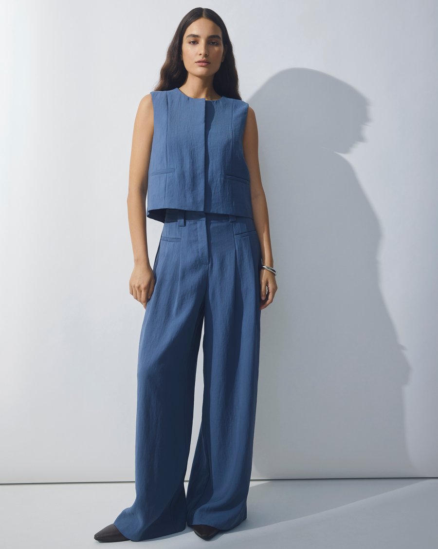 MSCH Frode Waistcoat | Vintage Indigo